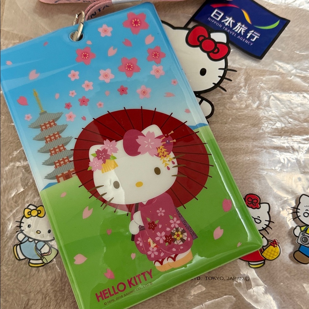 Hello Kitty Rail Pass Holder from Japan
